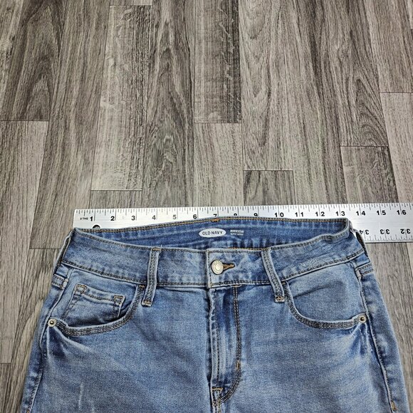 Old Navy Jeans Womens 4 Long Light Wash Rockstar Super Skinny Denim Stretch - Picture 6 of 10